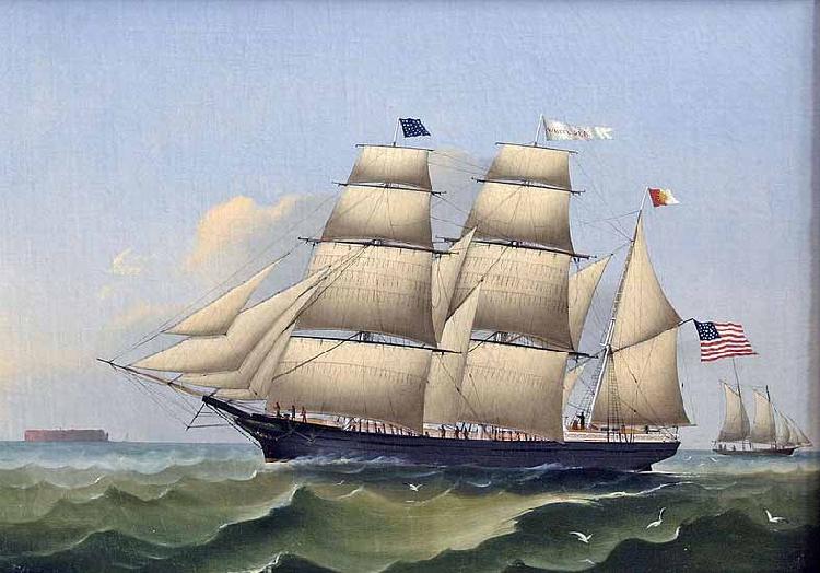 unknow artist Barque WHITE SEA of Boston oil painting picture